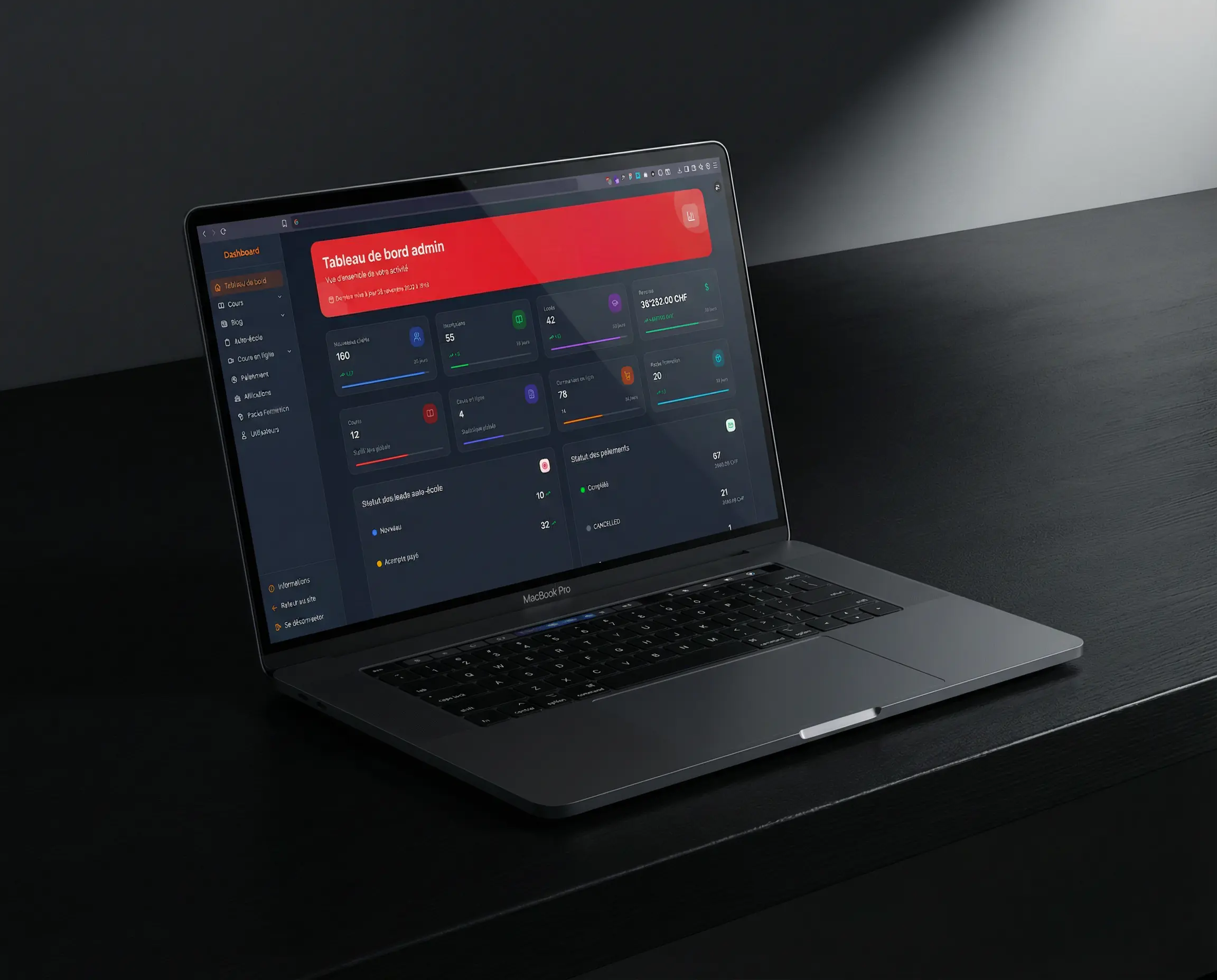 Agenda des réservations